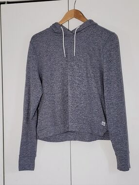Rhoback Heather Blue/Gray Pullover Hoodie Sweater